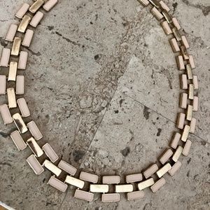 NWOT - FOREVER 21 Pink and Gold Chain Necklace